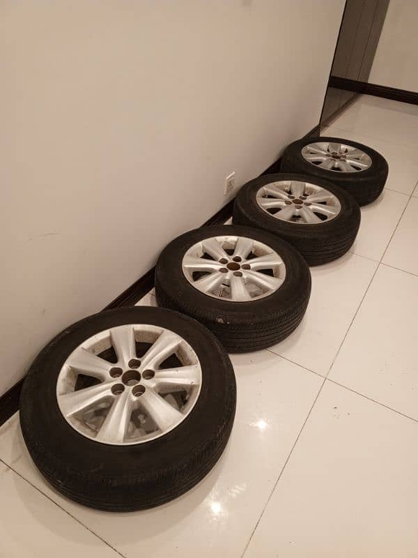 195/65R15 Tyres with Original Corolla Rims 0