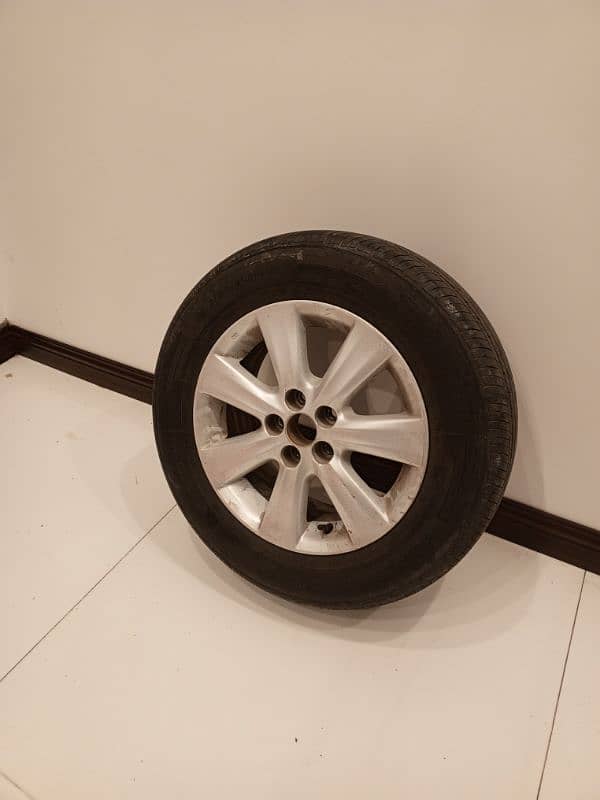 195/65R15 Tyres with Original Corolla Rims 1