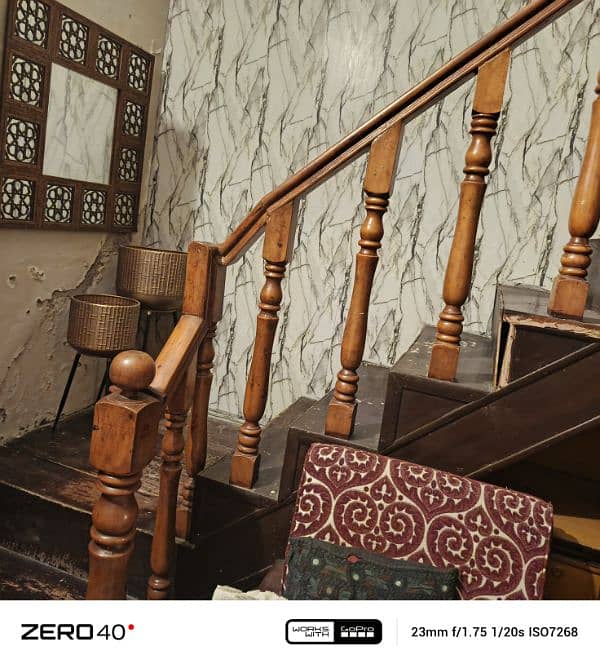 Beautiful and antique wooden stairs 3