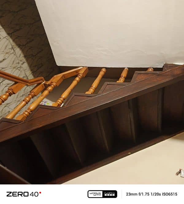 Beautiful and antique wooden stairs 4