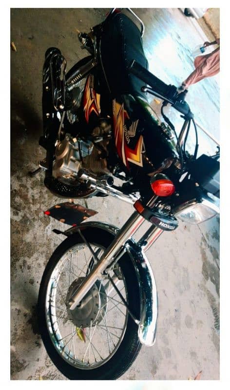 Black Honda CG 125 Model 2021 For Sale In Rawalpindi 0