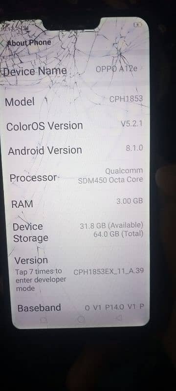 RAM 3GB. /STORAGE 64GB 3