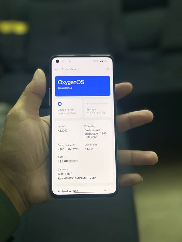 One Plus 8T 256GB (12GB RAM) (16GB RAM EXTENDED) 1