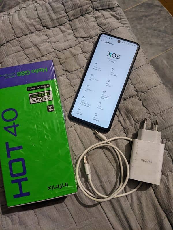 Infinix Hot 40 new model 8/256 GB exchange possible 2