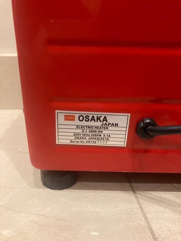 Osaka Japan Electric Heater 4