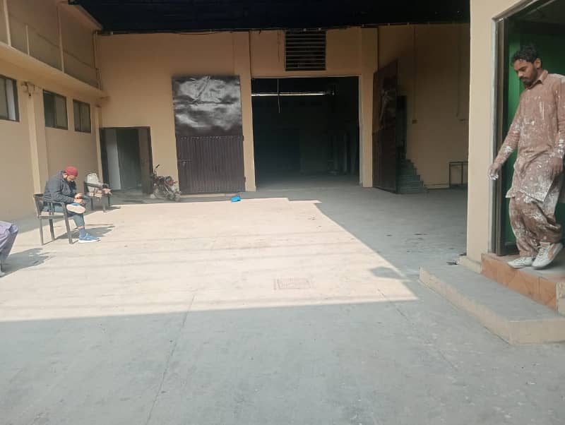 30000 sq. ft. Covered Neat and clean Factory available for Rent on Ferozepur road Lahore with 5 Pound Gas 1