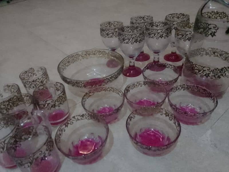 glass set kheer set 1