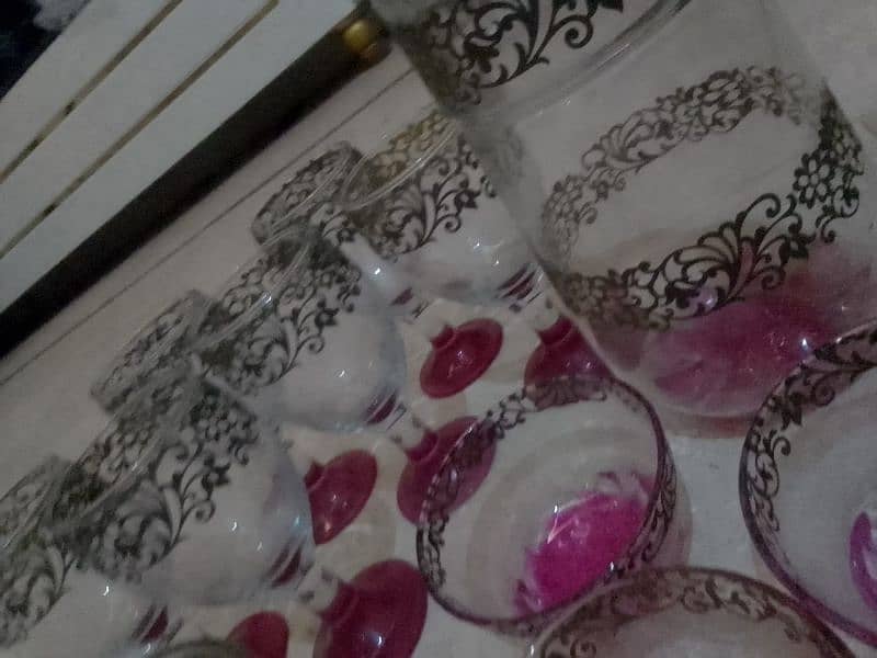 glass set kheer set 2