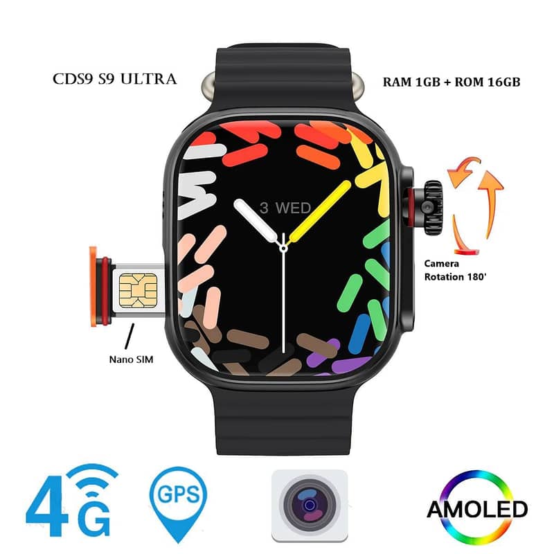 CDS9 S9, S8 Ultra, HW69 Ultra 2, GS Ultra 2, Gen 15 Ultra Smart Watch 0