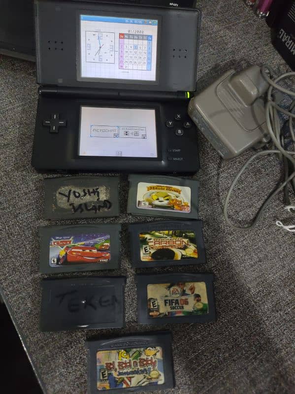 NINTENDO DS LITE CHARGER OR 7 GAMES KE SATH HAI 5