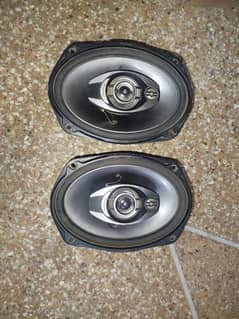 pioneer car speaker lush condition just aik ki wire utri h dono ok hen