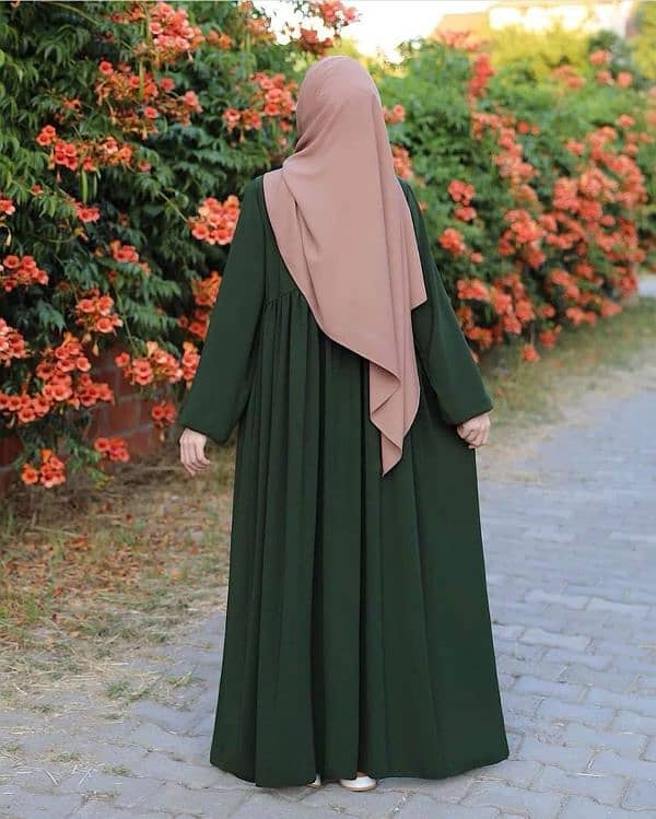 Elegant Georgette Full Abaya for Women - 1 Pcs 2