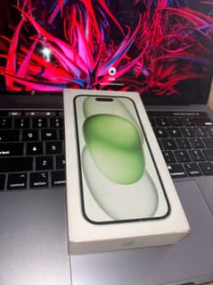 iPhone 15 non pta jv with box 128gb