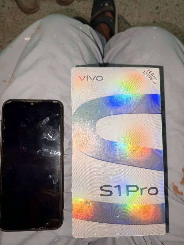 vivo s1 pro penal change h with box ok 0