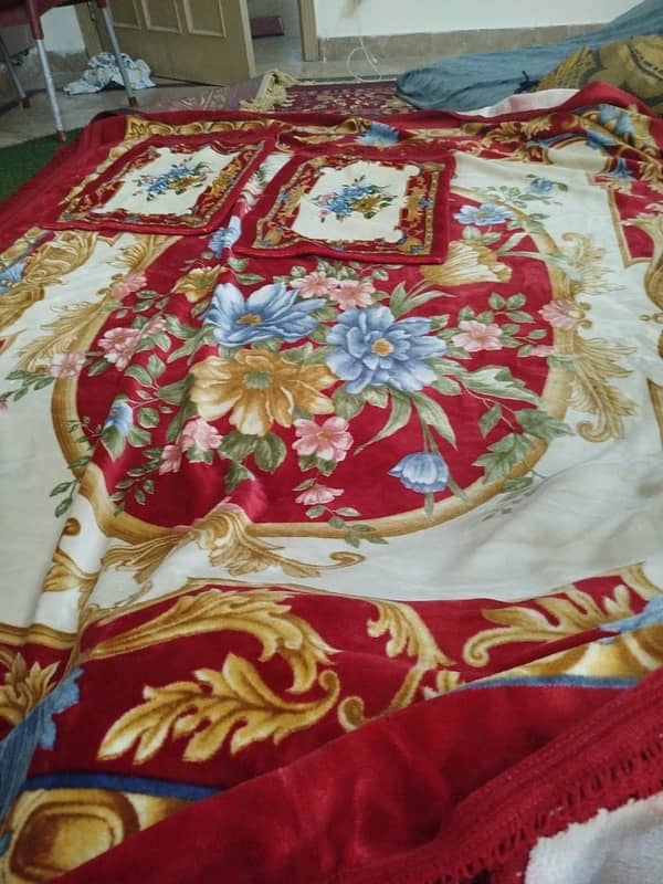 Korean bedsheets slightly used very soft 0