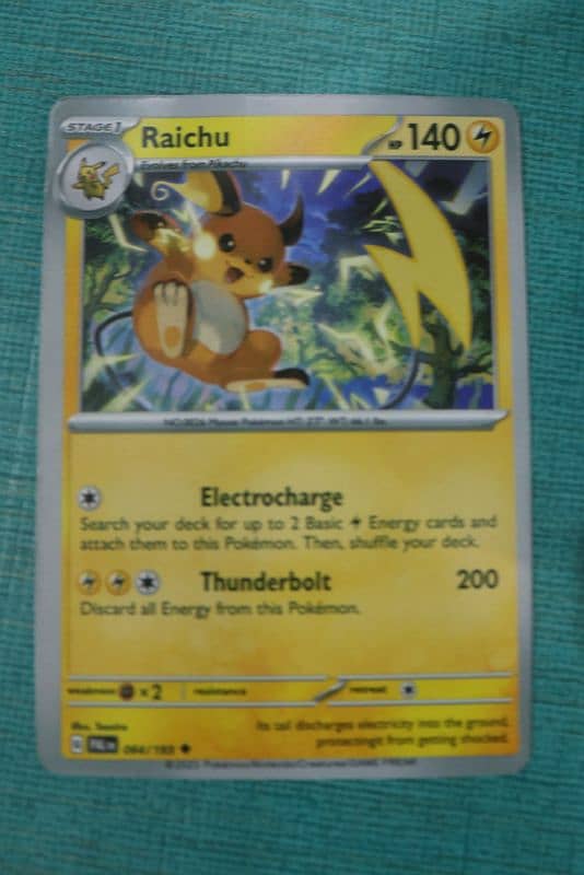 Rare Pokémon card from obsidian flames pack 1