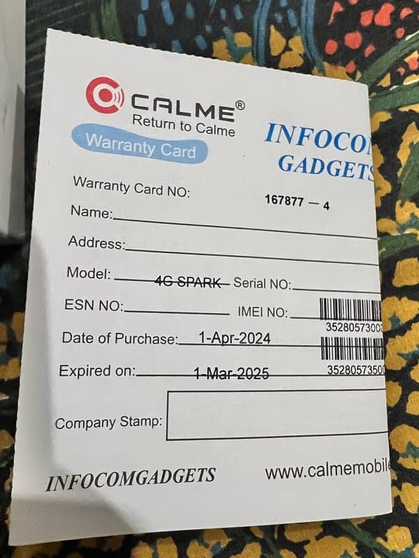 calme 4g Spark best for non pta iPhone 1