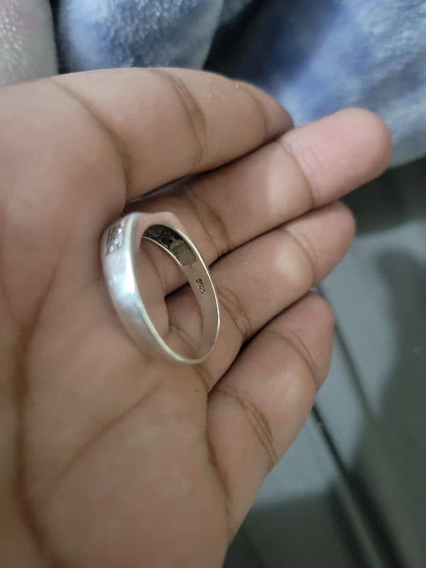 Italian silver ring for men 2