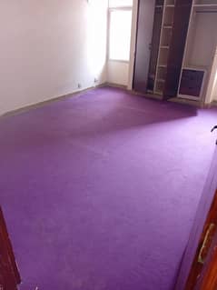 Good condition purple carpet