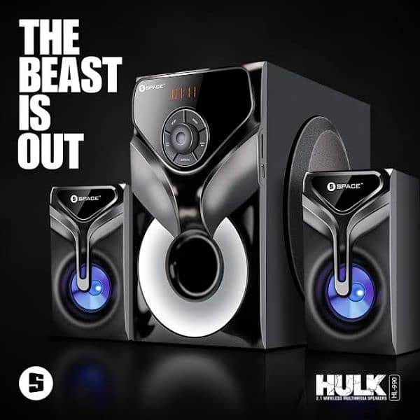 Hulk HL-990 Wireless Multimedia Speaker 3