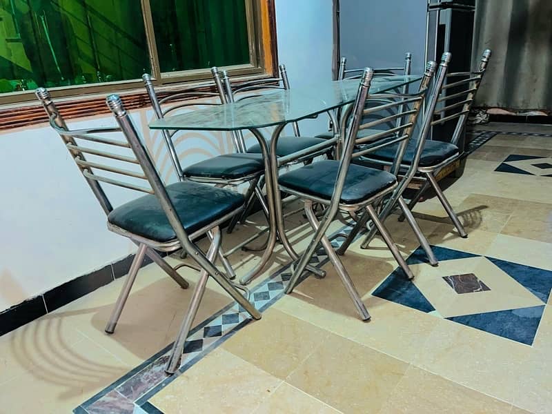 dinning table with 6 chairs  03115391419 price is final 0