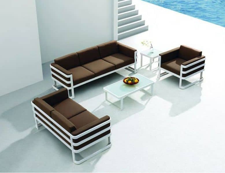 Garden chairs/rattan sofa sets/dining tables/UPVC outdoor furniture 5