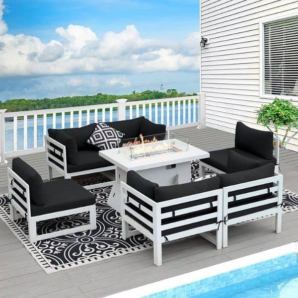 Garden chairs/rattan sofa sets/dining tables/UPVC outdoor furniture 9