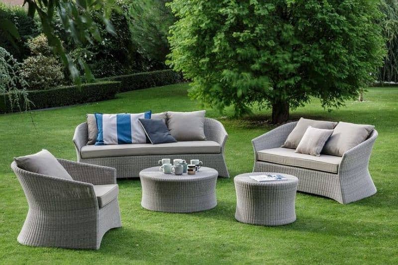 Garden chairs/rattan sofa sets/dining tables/UPVC outdoor furniture 11