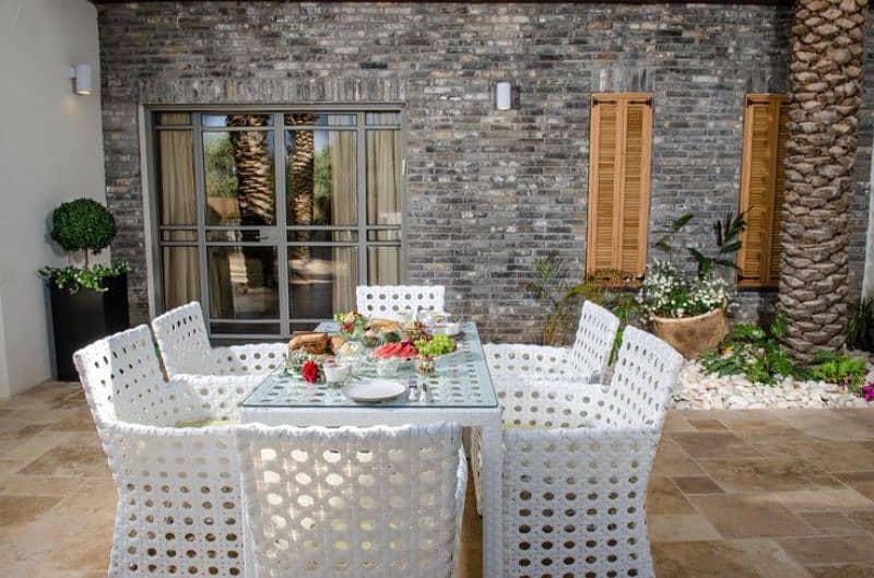 Garden chairs/rattan sofa sets/dining tables/UPVC outdoor furniture 14