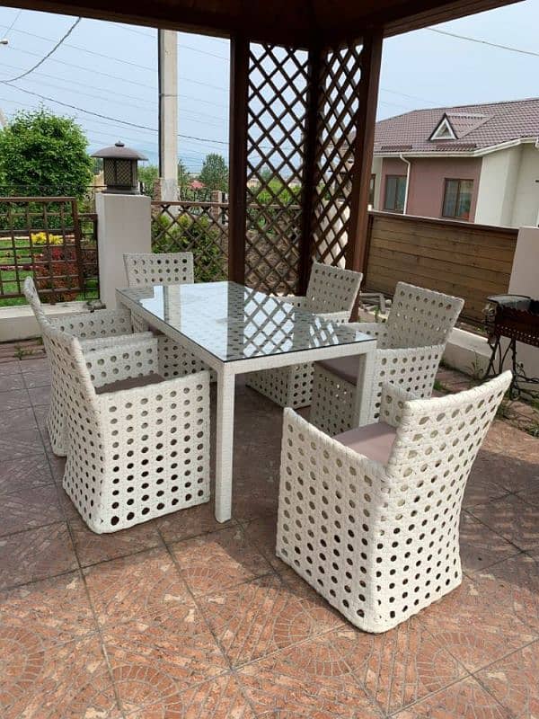 Garden chairs/rattan sofa sets/dining tables/UPVC outdoor furniture 15