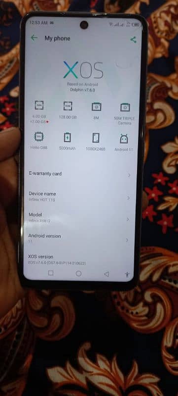 Infinix hot 11S Conditions all good. with box 5