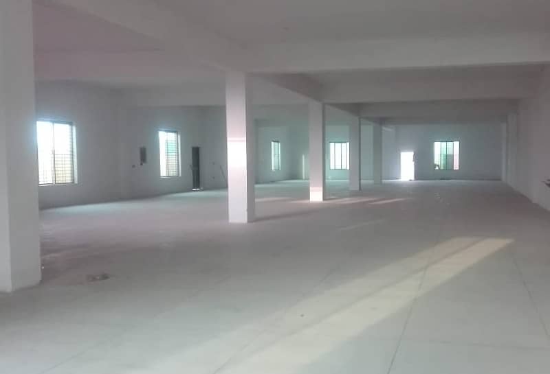 26000 Sq. Ft. double story Factory Available For Rent on main Defence Road Lahore 6