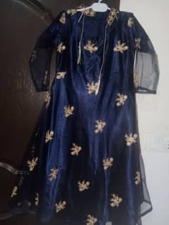 Blue colour Wedding wear dress