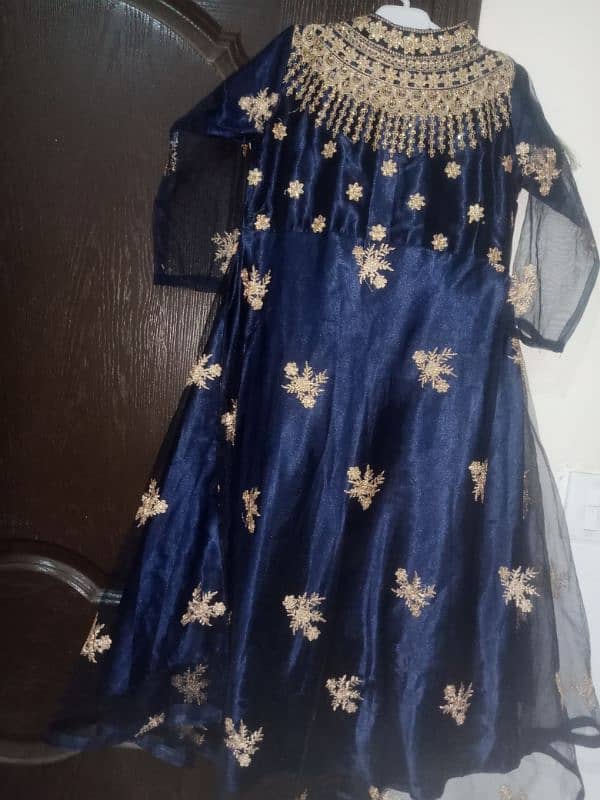 Blue colour Wedding wear dress 1