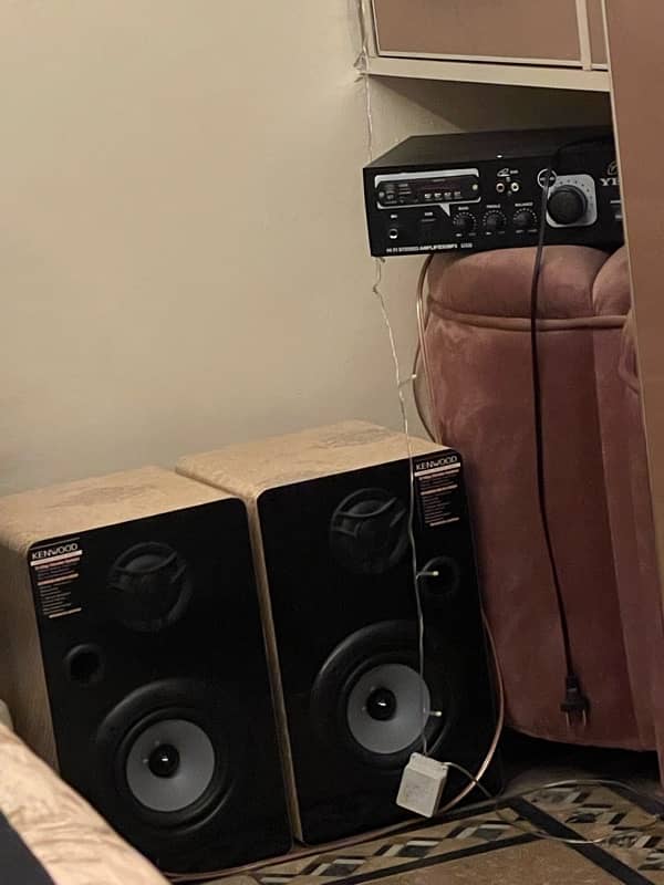 Kenwood Speaker,s And Amplify 1