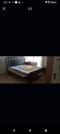 iron bed