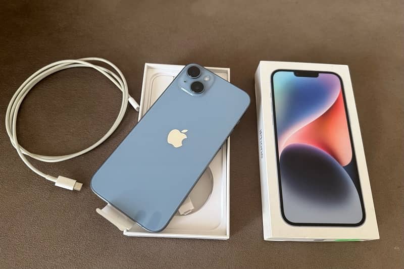 iphone 14 plus Jv 256GB Blue 0