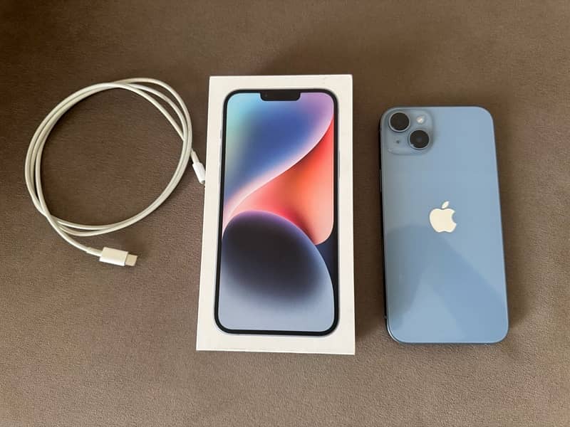 iphone 14 plus Jv 256GB Blue 1