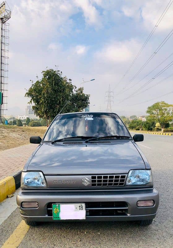 Suzuki Mehran VXR 2018 lush condition w. no 0349-9691686 1