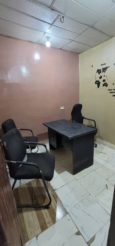 Sami furnished office for rent 350sqft in shahar e Faisal. 0