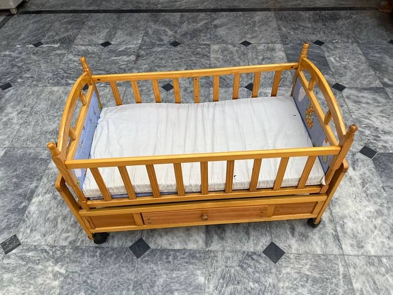 Wooden Junior Swing&Baby Cot 2