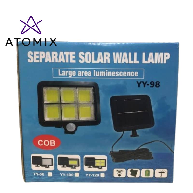 SEPARATE SOLAR WALL LAMP Large area luminescence 0