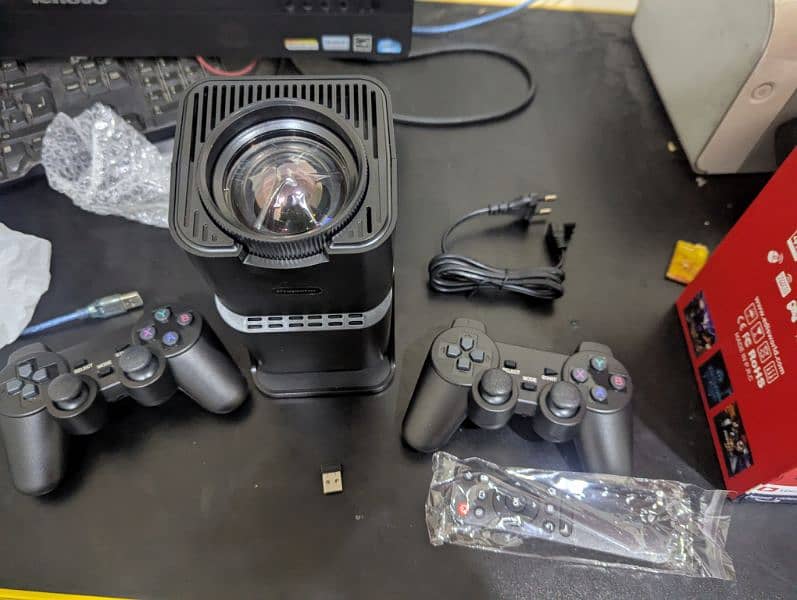 ULTRA HD 4K Projector With Game Controller x2 1