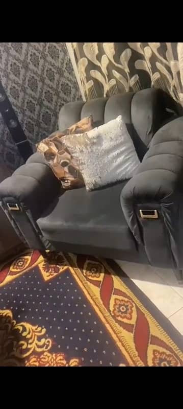 6seater velvet sofa set 2