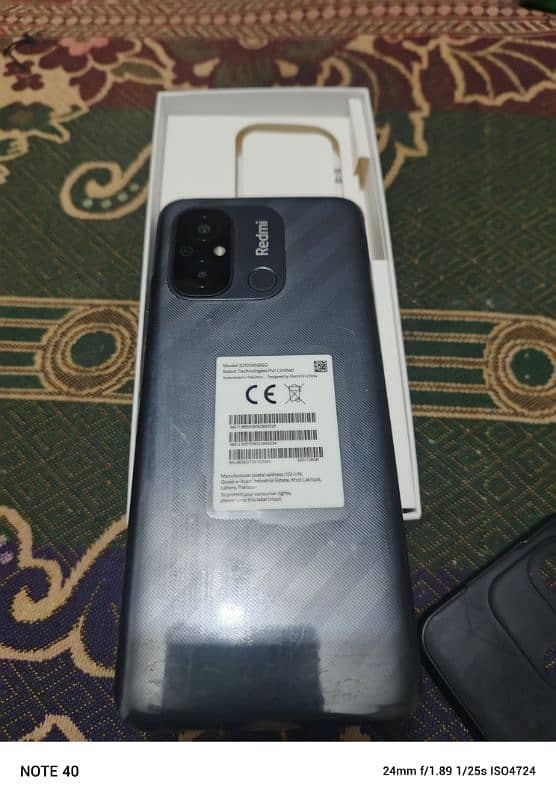 Redmi 12c with box. 10 by 10 condition. 3