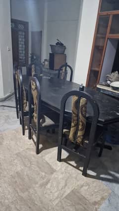 dining table with 7 chairs