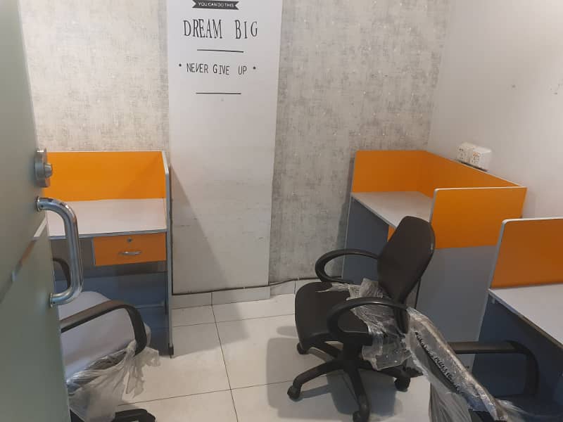 Furnished Office For Rent Lift Stand By Generator 24/7 Work Timings 5