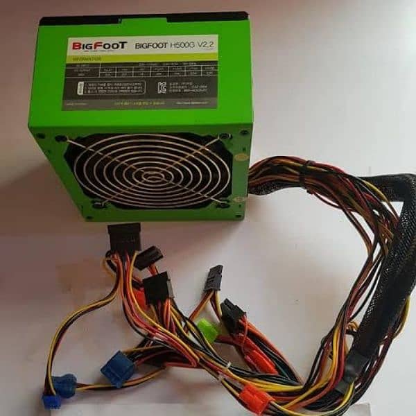 BIGFOOT 500 WATT 80 PLUS BRONZE GAMING PSU 2