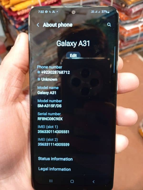 Samsung a31 0