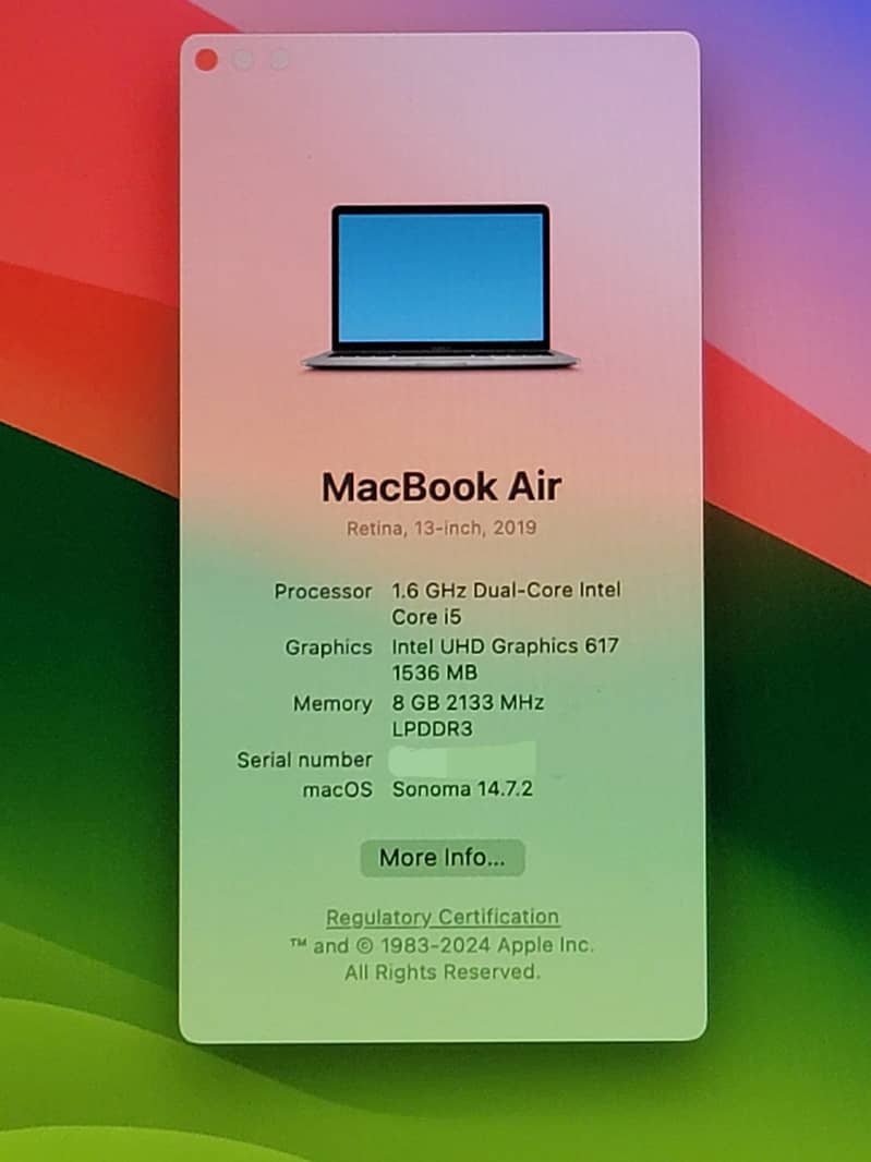 Apple MacBook Air 2019 8